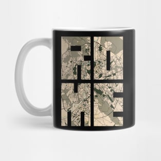 Rome, Italy City Map Typography - Vintage Mug